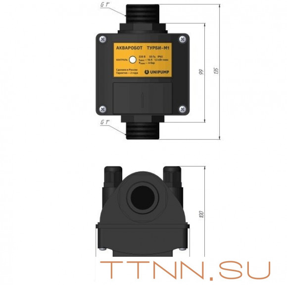 Блок управления насосами Unipump ТУРБИ-М2 (2,0-3,5 бар)