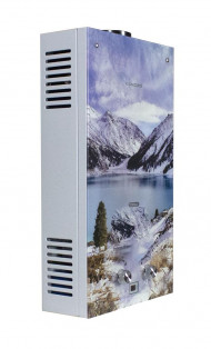 Колонка газовая Конорд JSD-20 EGFT winter mountains стекло (рисунок зимних гор)