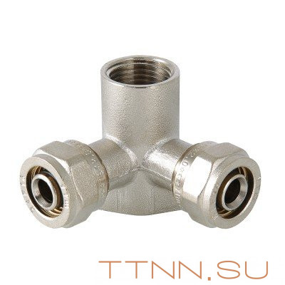 Фитинг обжимной водорозетка VALTEC VTm.334.N.160416 16x1/2"x16