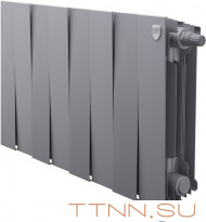Биметаллический радиатор Royal Thermo Pianoforte 300 VD 8 секц. Silver Satin Биметаллический радиатор Royal Thermo Pianoforte 300 VD 8 секц. Silver Satin