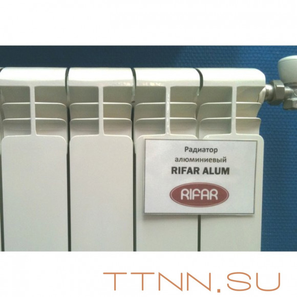 Алюминиевый радиатор Rifar Alum 500 10 секц. Алюминиевый радиатор Rifar Alum 500 10 секц.