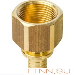 Переходник аксиальный с внутренней резьбой STOUT 16х3/4 SFA-0002-001634 Переходник аксиальный с внутренней резьбой STOUT 16х3/4 SFA-0002-001634