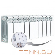 Радиатор биметаллический Rifar BASE 200 Ventil 10 секций