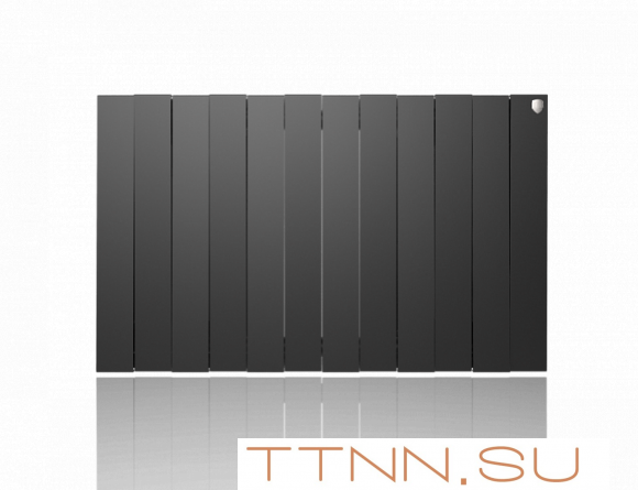 Биметаллический радиатор Royal Thermo Pianoforte 500 VD 12 секц. Noir Sable