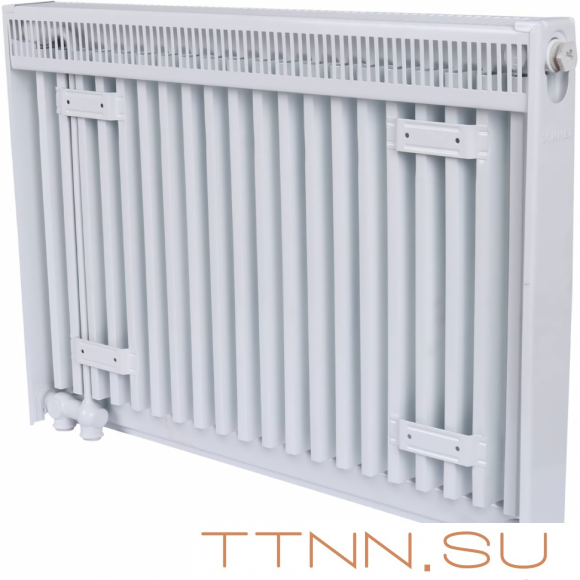 Стальной панельный радиатор Тип 11 Rommer Ventil 11/500/700 нижнее правое подключение Стальной панельный радиатор Тип 11 Rommer Ventil 11/500/700 нижнее правое подключение