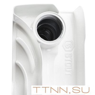 Биметаллический радиатор STOUT SPACE 350 4 секции (SRB-0310-035004)
