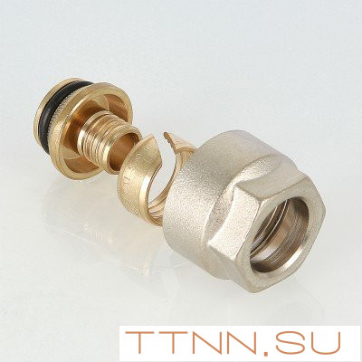 Фитинг обжимной евроконус с накидной гайкой VALTEC VT.4410.NE.20 20x3/4" Фитинг обжимной евроконус с накидной гайкой VALTEC VT.4410.NE.20 20x3/4"