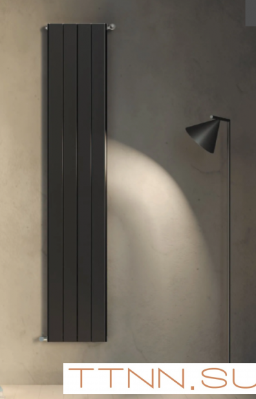 Алюминиевый радиатор STOUT Sebino 1800 6 секций (цвет 2748 cod.07 черный) Алюминиевый радиатор STOUT Sebino 1800 6 секций (цвет 2748 cod.07 черный)
