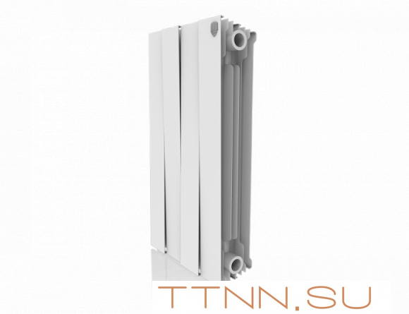Биметаллический радиатор Royal Thermo Pianoforte 500 VD 4 секц. Bianco Traffico