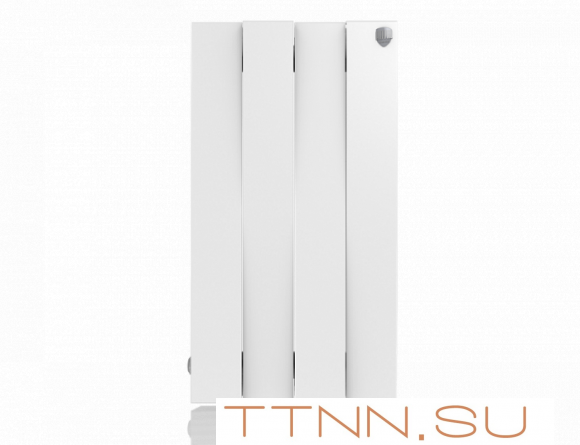 Биметаллический радиатор Royal Thermo Pianoforte 500 VD 4 секц. Bianco Traffico