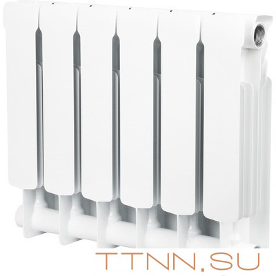 Биметаллический радиатор STOUT SPACE 350 6 секций (SRB-0310-035006)