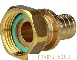 Переходник аксиальный с накидной гайкой STOUT 20x3/4 SFA-0019-002034 Переходник аксиальный с накидной гайкой STOUT 20x3/4 SFA-0019-002034