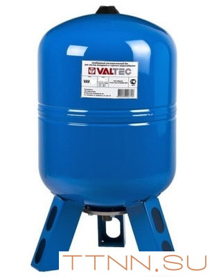 Расширительный бак VALTEC Бак расширительный для ГВС и ХВС 80л. СИНИЙ (с ножками)