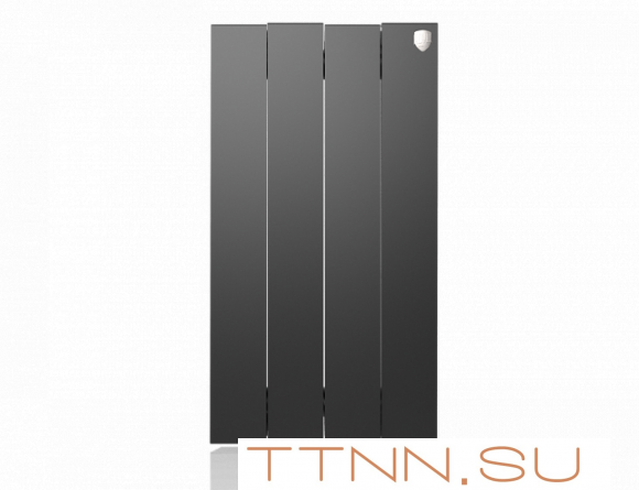 Биметаллический радиатор Royal Thermo Pianoforte 500 VD 4 секц. Noir Sable