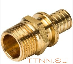 Переходник аксиальный с наружной резьбой STOUT 16х1/2 SFA-0001-001612
