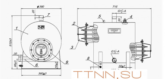 Электрический котел Эван ЭПО PRO-36