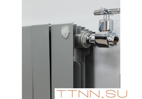 Ручной регулировки вентиль Royal Thermo прямой, хром, ручка крестовина 1/2