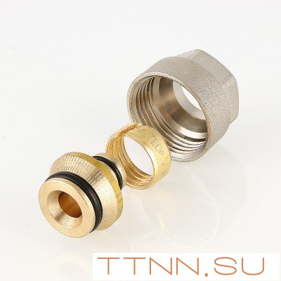 Фитинг обжимной евроконус с накидной гайкой VALTEC VT.4420.NVE.20 20x3/4" Фитинг обжимной евроконус с накидной гайкой VALTEC VT.4420.NVE.20 20x3/4"