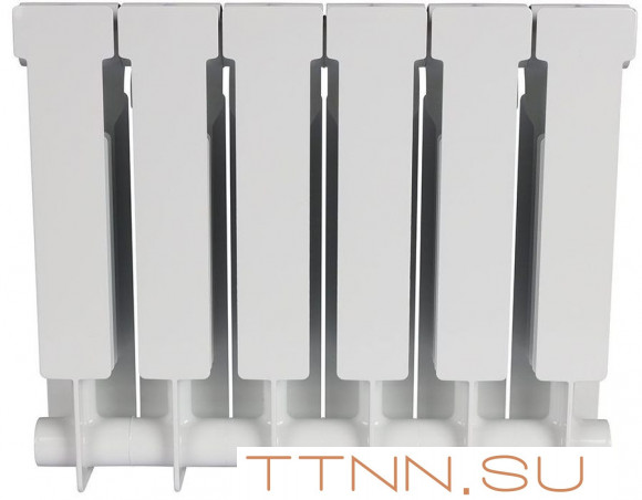 Биметаллический радиатор STOUT ALPHA 350 6 секций (SRB-2310-035006)