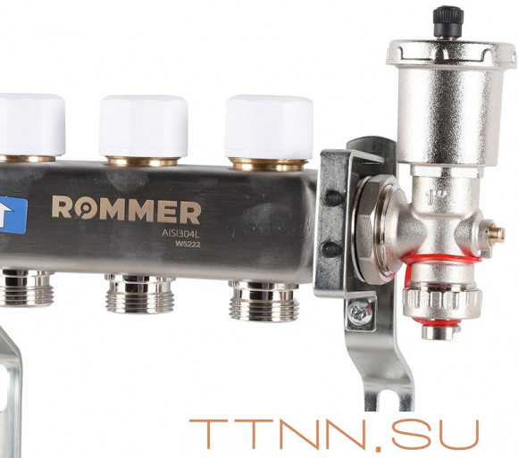 Для отопления Rommer 1"/3/4"x10 с запорными клапанами (RMS-3210-000010) Для отопления Rommer 1"/3/4"x10 с запорными клапанами (RMS-3210-000010)