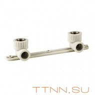 Угольник РосТурПласт PN25 комб. с креплением двойной (под смеситель) внутренняя резьба 20х1/2" арт.11046 Угольник РосТурПласт PN25 комб. с креплением двойной (под смеситель) внутренняя резьба 20х1/2" арт.11046