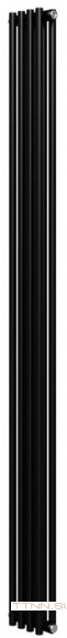 Стальной трубчатый радиатор 2-колончатый Royal Thermo Shift R22 C2180 - 04 секц. RAL9005m, боковое 1/2