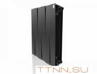 Биметаллический радиатор Royal Thermo Pianoforte 500 VD 6 секц. Noir Sable