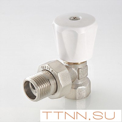 Клапан ручной угловой компактный Valtec 1/2 VT 007.LN