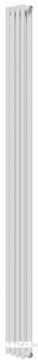 Стальной трубчатый радиатор 2-колончатый Royal Thermo Shift R22 C2180 - 04 секц. RAL9016, боковое 1/2