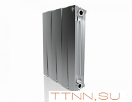 Биметаллический радиатор Royal Thermo Pianoforte 500 VD 6 секц. Silver Satin