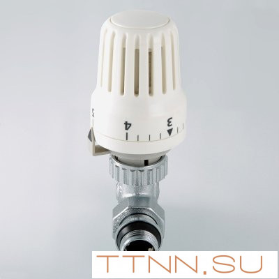Клапан с термостатической головкой для радиатора прямой Valtec 1/2 VT.048.N.04