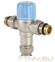 Трехходовый термостатический смесительный клапан Valtec Thermomix 1/2 VT.MT10RU регулируемый