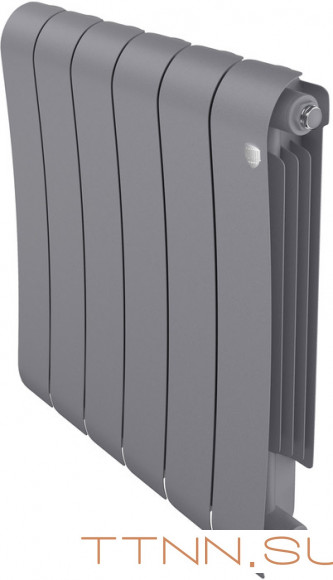 Биметаллический радиатор Royal Thermo Infinity 500 Silver Satin - 6 секц.