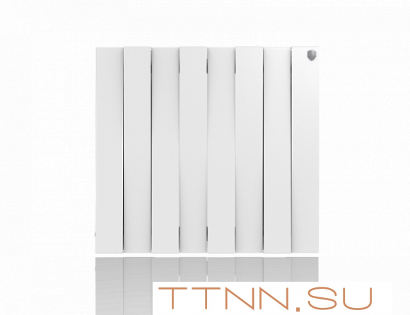 Биметаллический радиатор Royal Thermo Pianoforte 500 VD 8 секц. Bianco Traffico