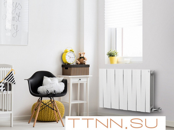 Биметаллический радиатор Royal Thermo Pianoforte 500 VD 8 секц. Bianco Traffico