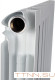 Алюминиевый радиатор STOUT ALPHA 500 AL 6 секций (SRA-2310-050006)