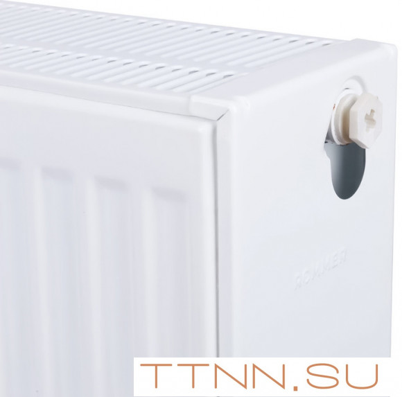 Стальной панельный радиатор Тип 33 Rommer Ventil 33/300/1200 нижнее правое подключение