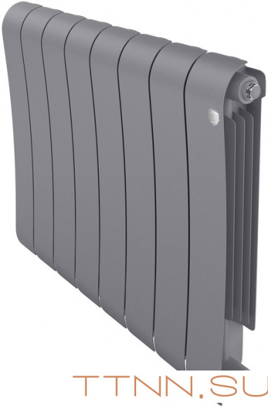 Биметаллический радиатор Royal Thermo Infinity 500 Silver Satin - 8 секц.