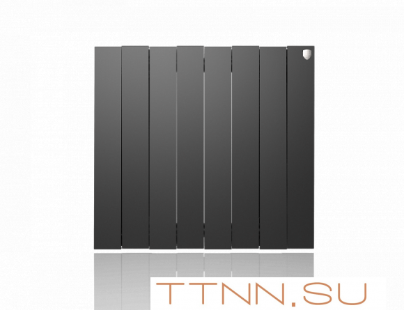 Биметаллический радиатор Royal Thermo Pianoforte 500 VD 8 секц. Noir Sable