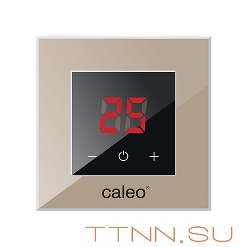 Терморегулятор CALEO NOVA встраиваемый цифровой, 3,5 кВт, кофейный