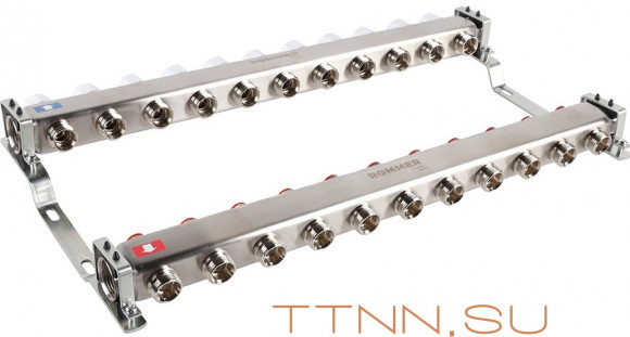 Для отопления Rommer 1"/3/4"x11 с запорными клапанами (RMS-3200-000011) Для отопления Rommer 1"/3/4"x11 с запорными клапанами (RMS-3200-000011)