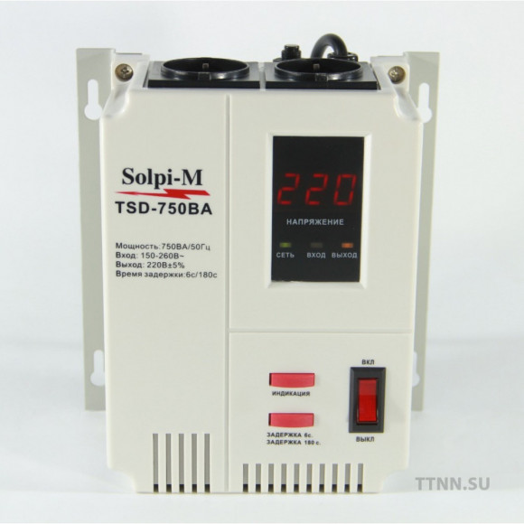 Электронный стабилизатор напряжения Solpi-M TSD-750BA