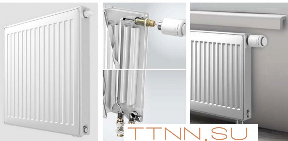 Стальной панельный радиатор Тип 11 Royal Thermo COMPACT C11-450-900 RAL9016