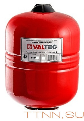 Расширительный бак VALTEC Бак расширительный для отопления 18л. КРАСНЫЙ