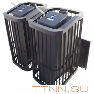 Печь Варвара "Каменка" Терма, с контуром, панорамная дверь, укороченная топка Печь Варвара "Каменка" Терма, с контуром, панорамная дверь, укороченная топка