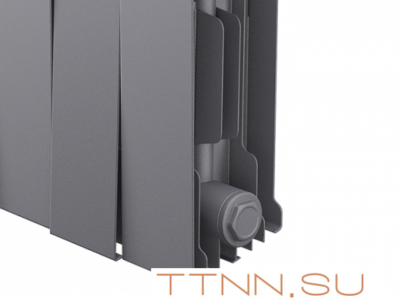 Биметаллический радиатор Royal Thermo Piano Forte 200 /Silver Satin 16 секц.