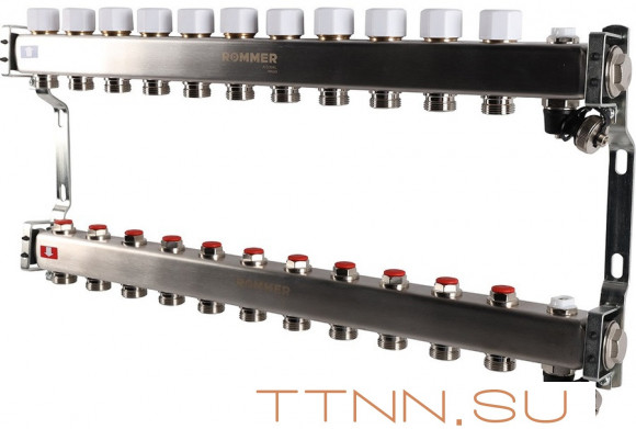 Для отопления Rommer 1"/3/4"x11 с запорными клапанами (RMS-3201-000011) Для отопления Rommer 1"/3/4"x11 с запорными клапанами (RMS-3201-000011)