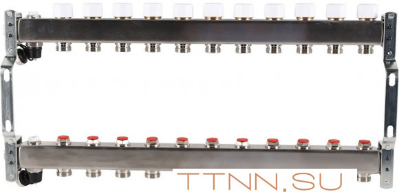 Для отопления Rommer 1"/3/4"x11 с запорными клапанами (RMS-3201-000011) Для отопления Rommer 1"/3/4"x11 с запорными клапанами (RMS-3201-000011)