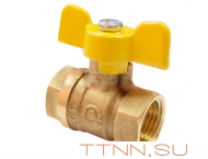 Кран шаровый газовый VALFEX 3/4" ВН/ВН бабочка 11Б27фтМ