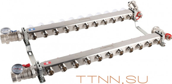 Для отопления Rommer 1"/3/4"x11 с запорными клапанами (RMS-3210-000011) Для отопления Rommer 1"/3/4"x11 с запорными клапанами (RMS-3210-000011)